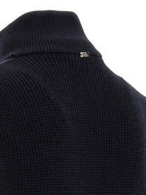 Herno Padded Cardigan Blue