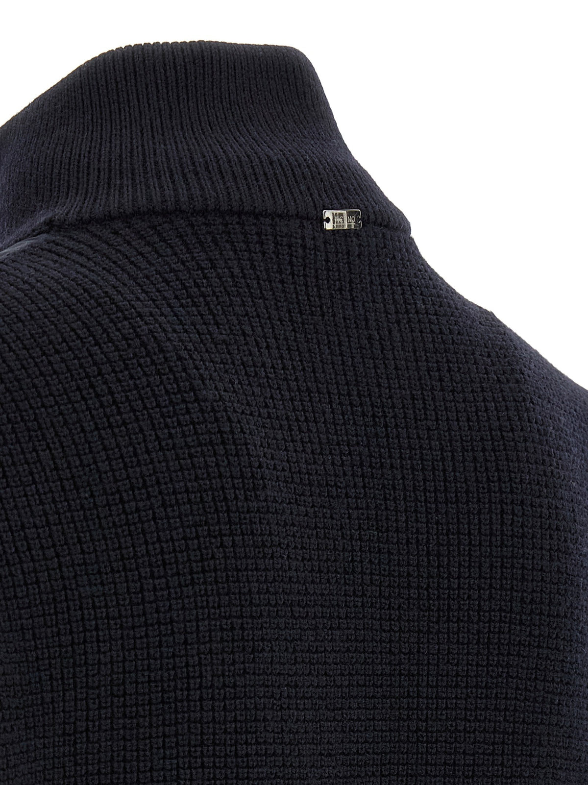 Herno Padded Cardigan Blue, view 4