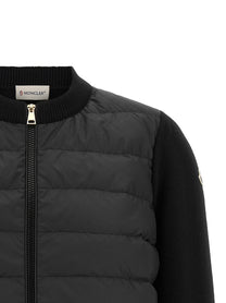 Moncler Padded Cardigan Black
