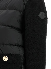 Moncler Padded Cardigan Black