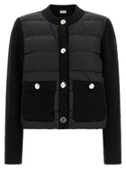 Moncler Padded Cardigan Black