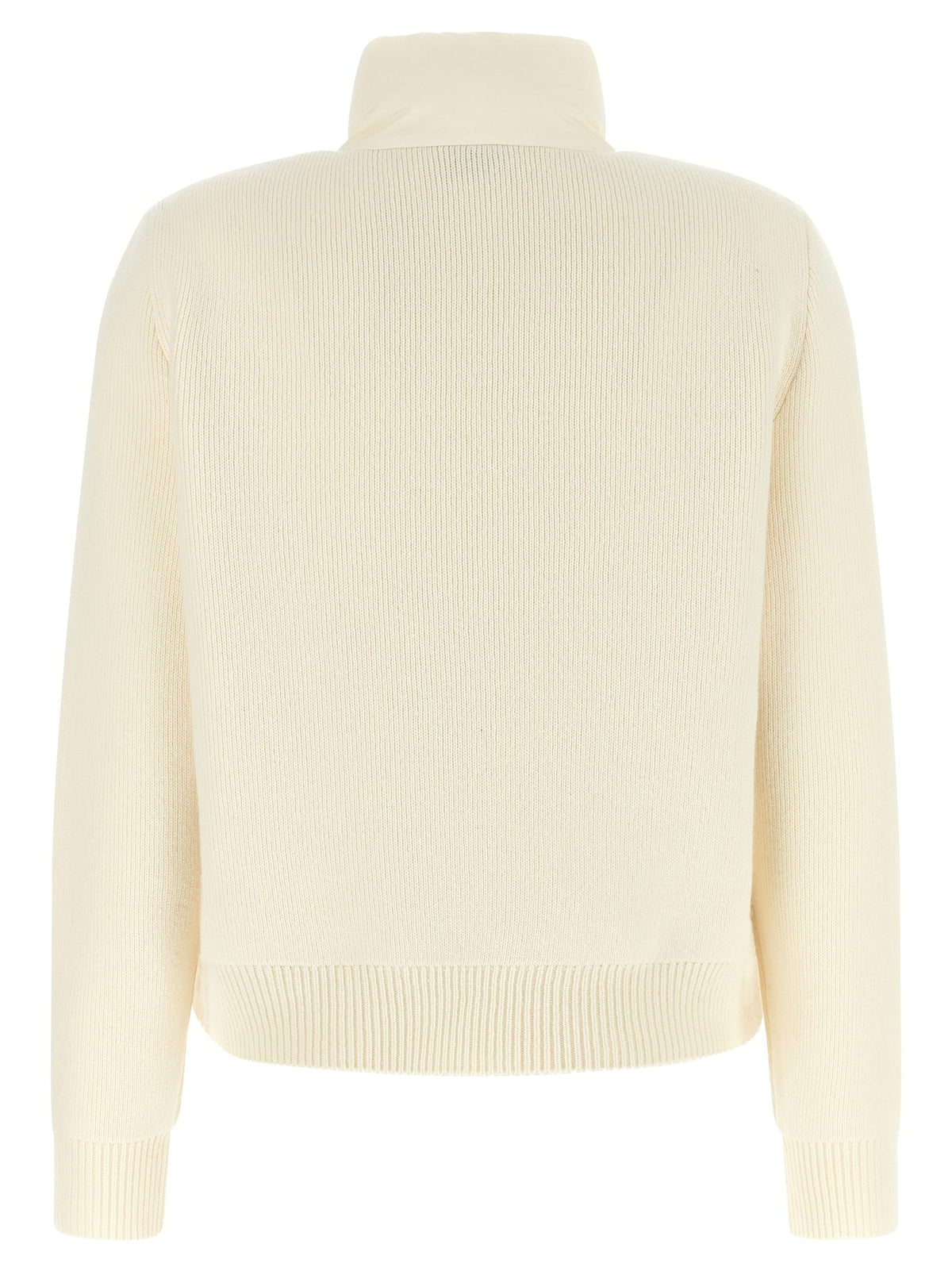 Moncler Padded Cardigan White