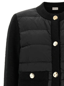 Moncler Padded Cardigan Black