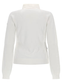 Moncler Grenoble Women's Padded Cardigan White