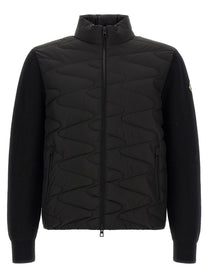 Moncler Padded Cardigan Black