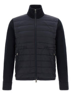 Moncler Padded Cardigan Blue