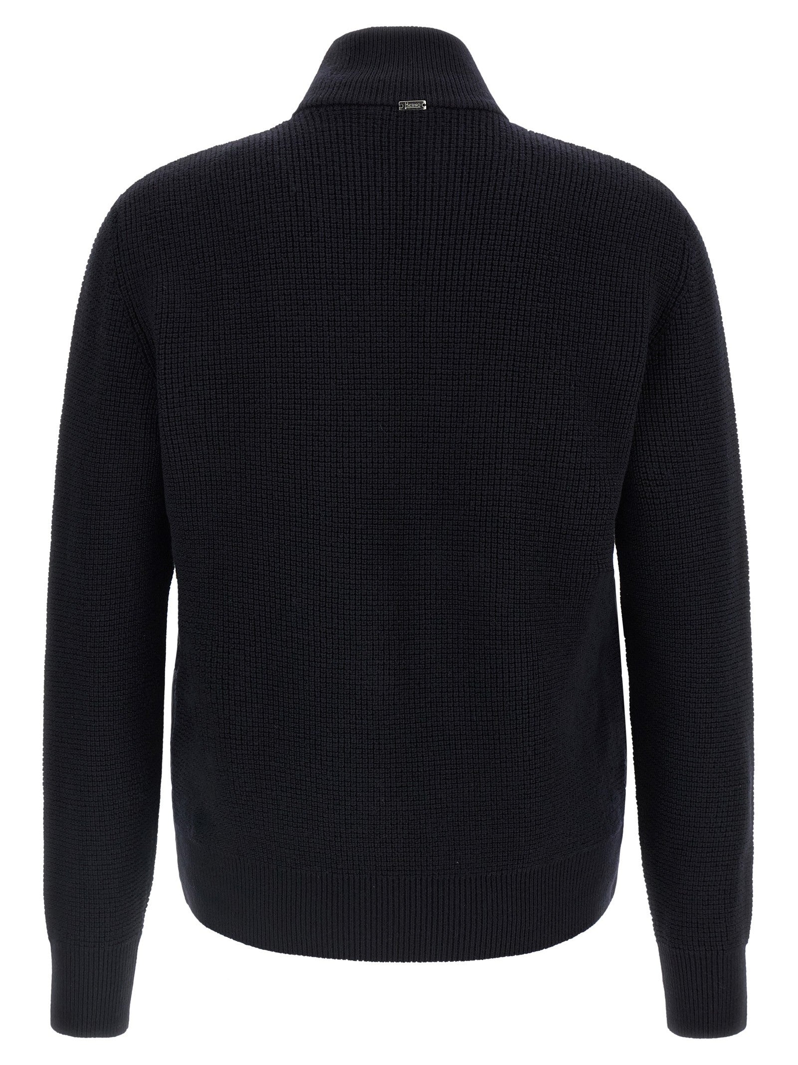 Herno Padded Cardigan Blue
