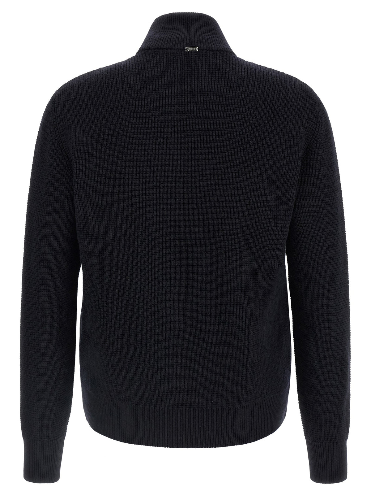 Herno Padded Cardigan Blue, view 2