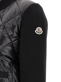 Moncler Padded Cardigan Black