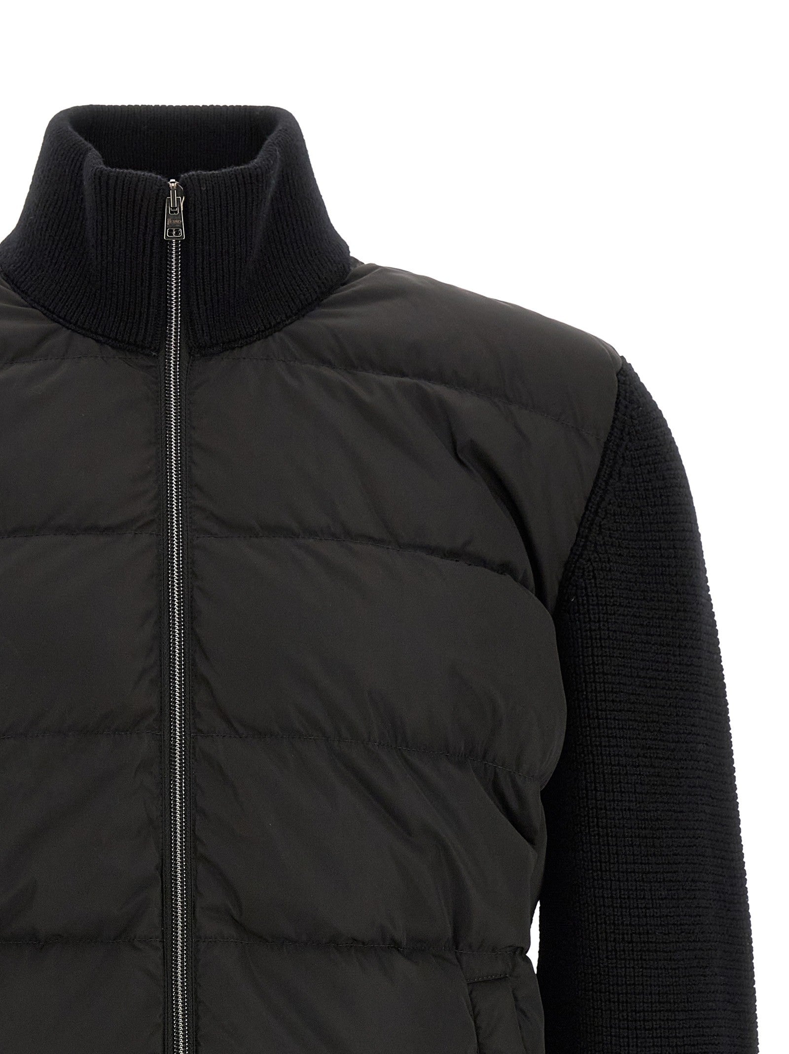 Herno Padded Cardigan Black