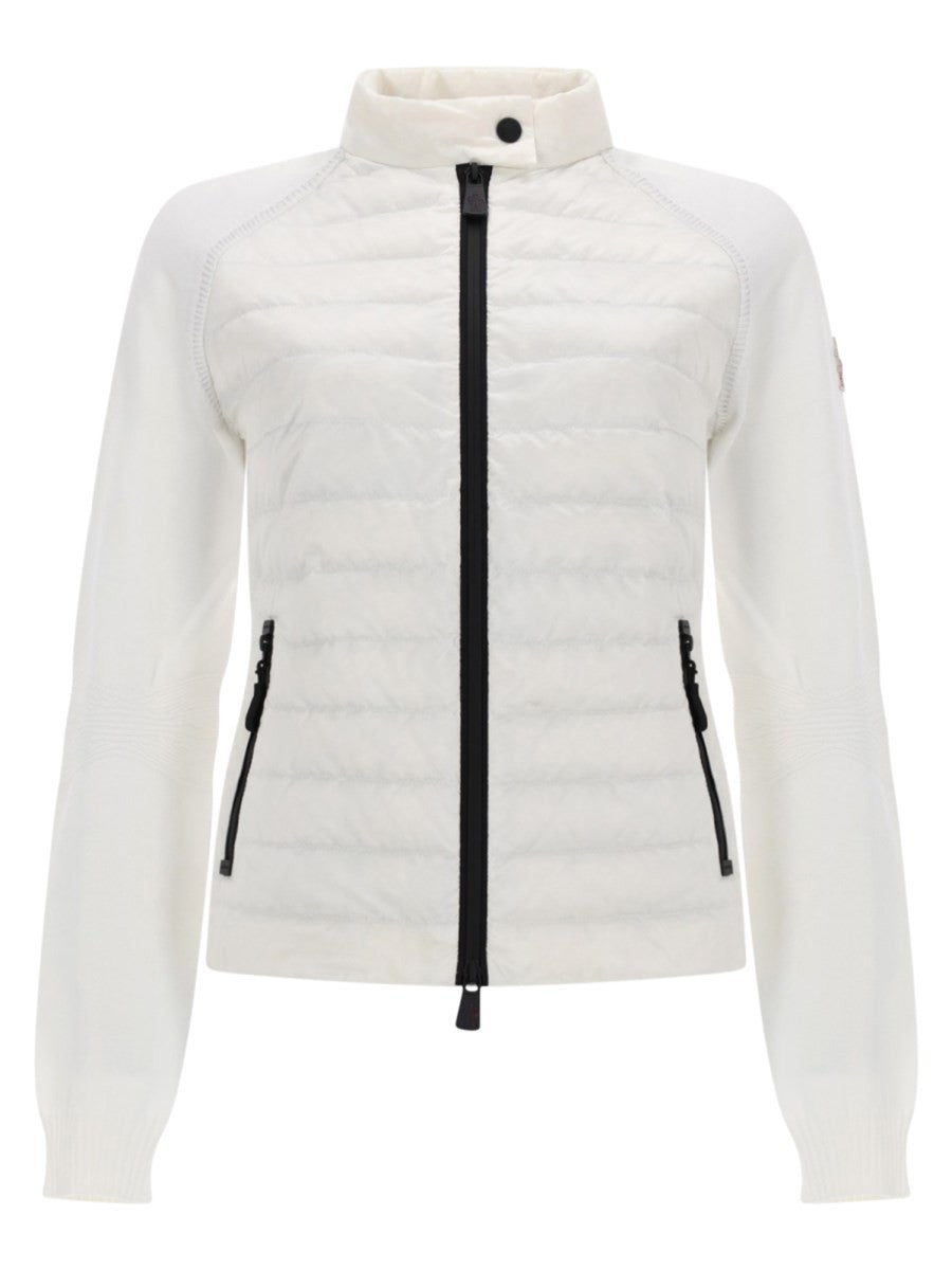 Moncler Grenoble Women's Padded Cardigan White
