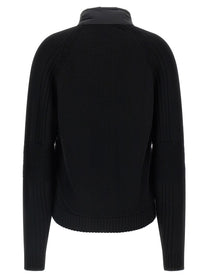 Moncler Grenoble Padded Cardigan Black, view 2