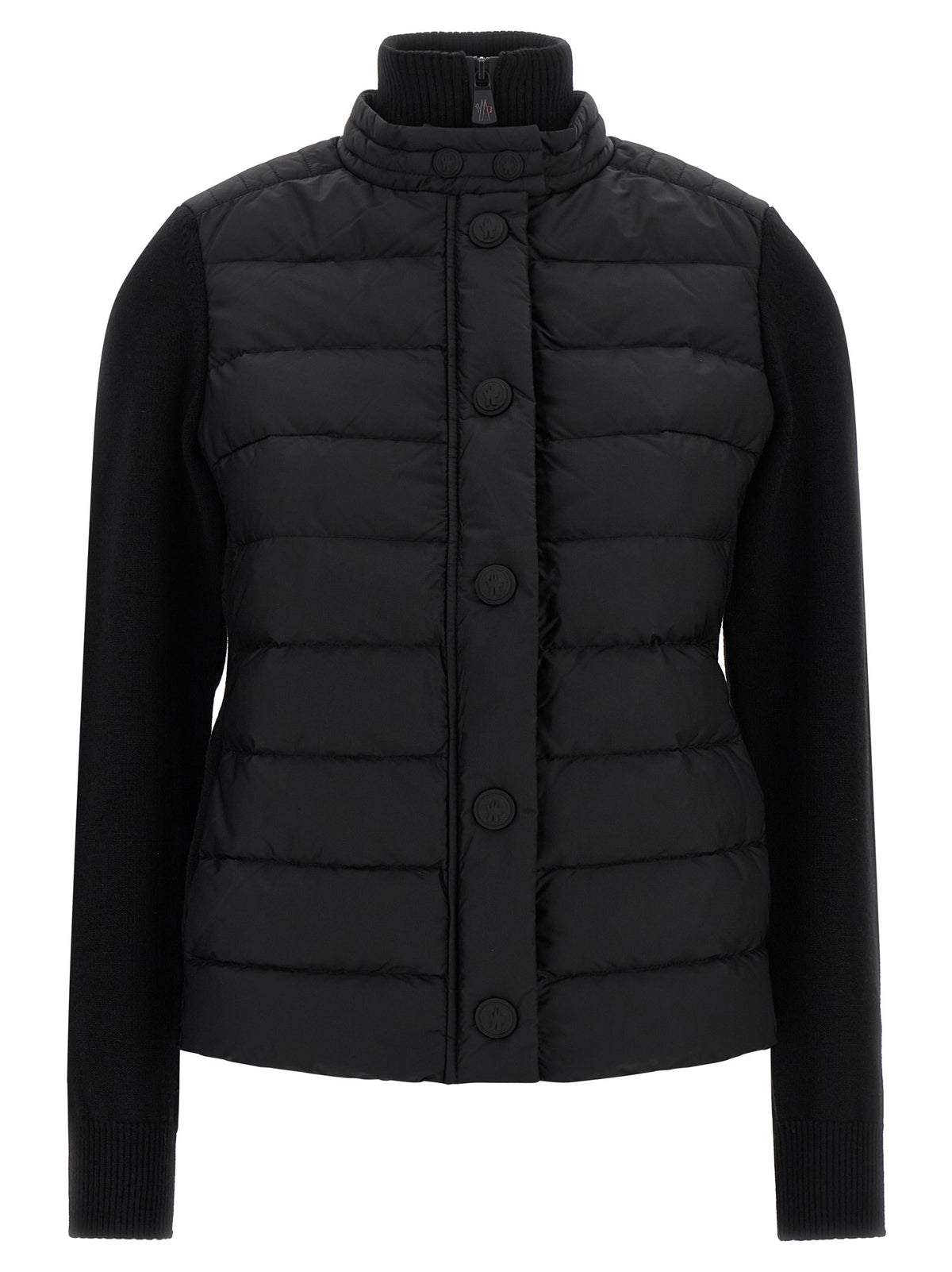 Moncler Grenoble Padded Cardigan Black
