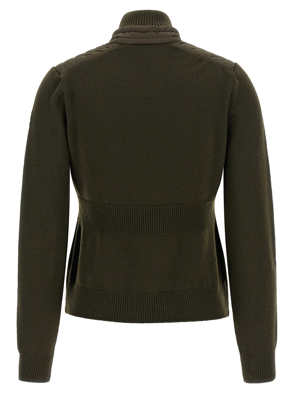 Moncler Grenoble Padded Cardigan Green