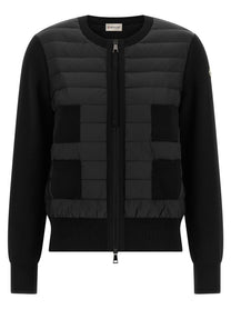 Moncler Padded Cardigan Black