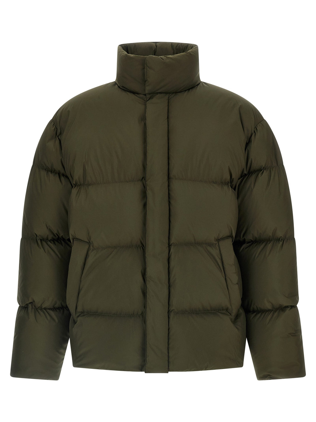 Saint Laurent Padded Down Jacket Green