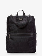 Fendi Men's Padded FF Nylon Fendi Lui Backpack Black