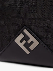 Fendi Men's Padded FF Nylon Fendi Lui Backpack Black