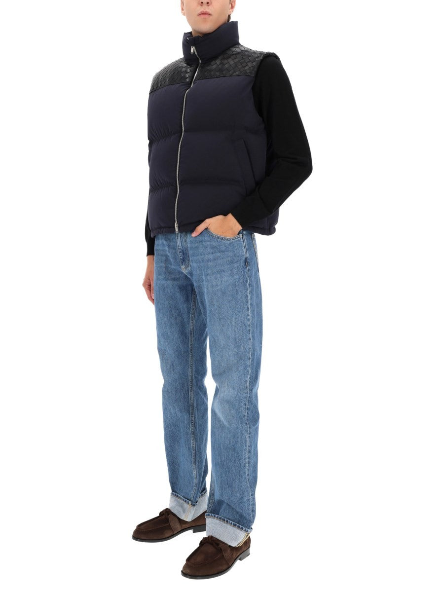 Bottega Veneta Men's Padded Gliet Blue Bottega Veneta