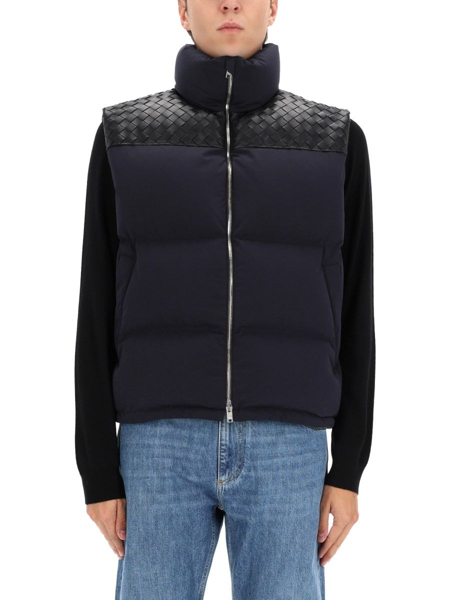 Bottega Veneta Men's Padded Gliet Blue Bottega Veneta