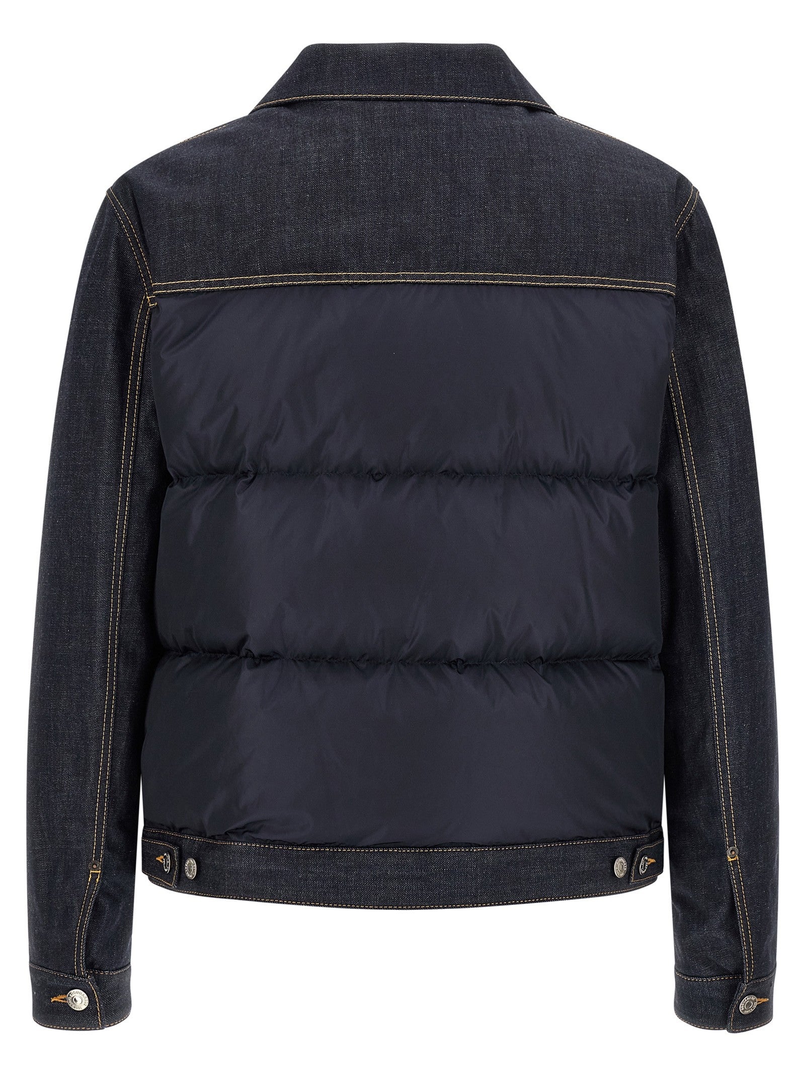 Dsquared2 Padded Hybrid Trucker Jacket Blue