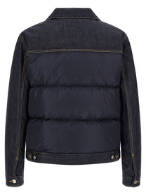 Dsquared2 Padded Hybrid Trucker Jacket Blue