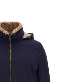Brunello Cucinelli Padded Jacket Blue