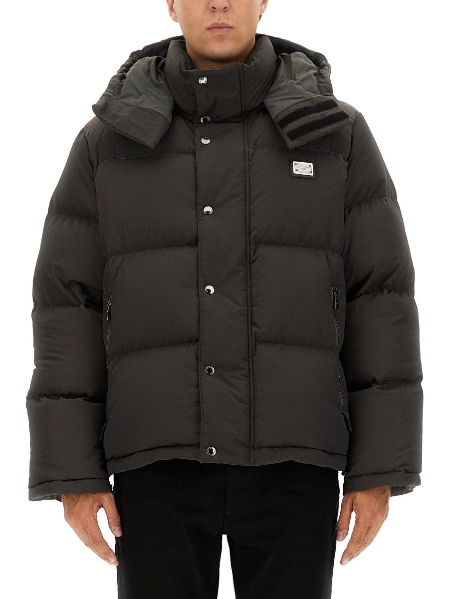 Dolce &amp; Gabbana Men's Padded Jacket Grey