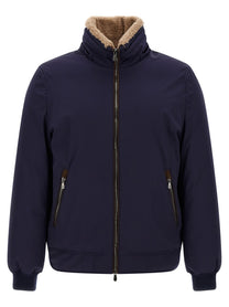 Brunello Cucinelli Padded Jacket Blue