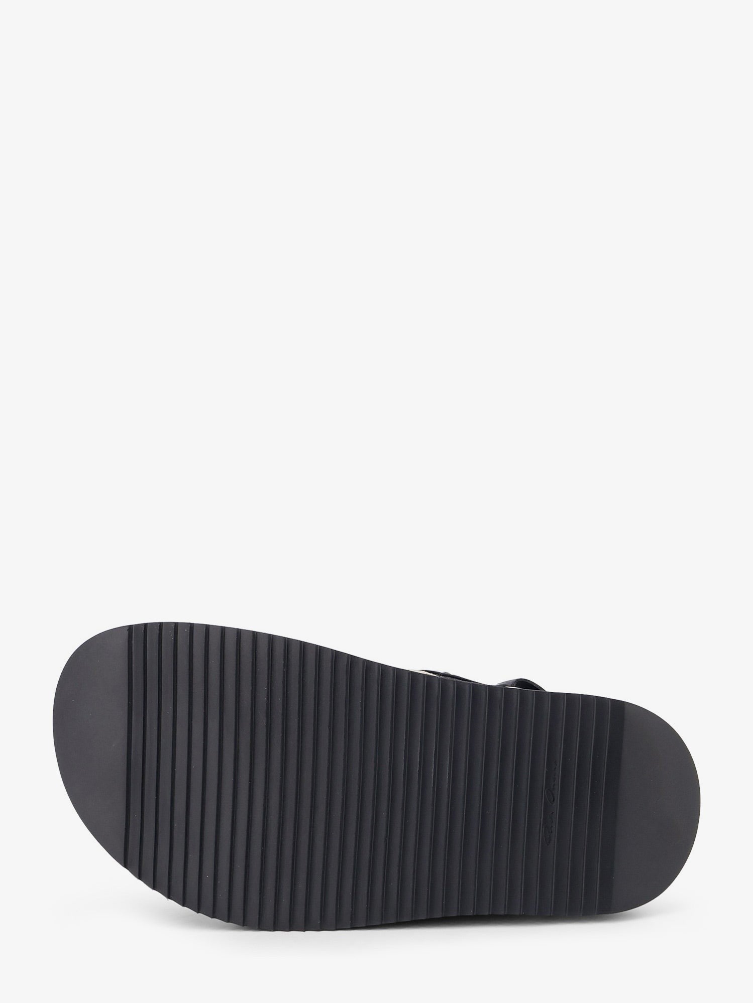 Rick Owens Women's Padded Megalace Platform Leather Sandals Black
