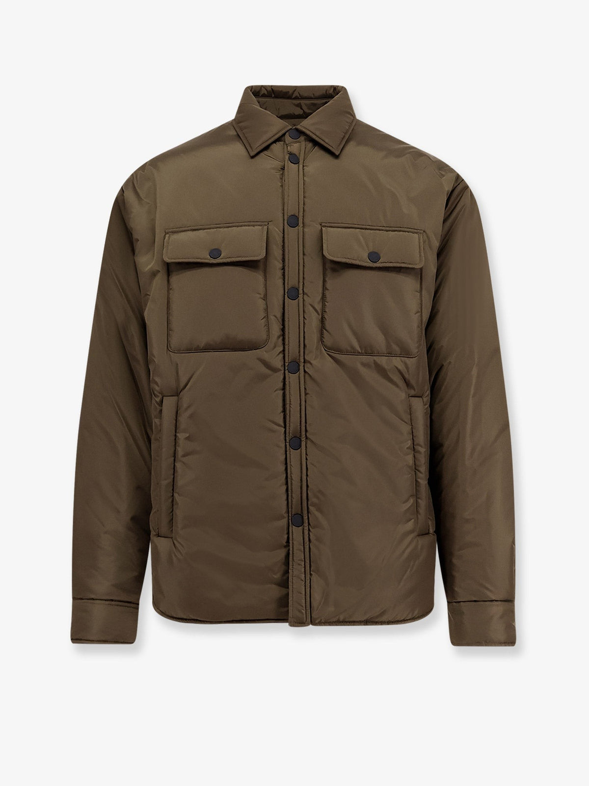 Dsquared2 Men's Padded Nylon Shirt Jacket Green