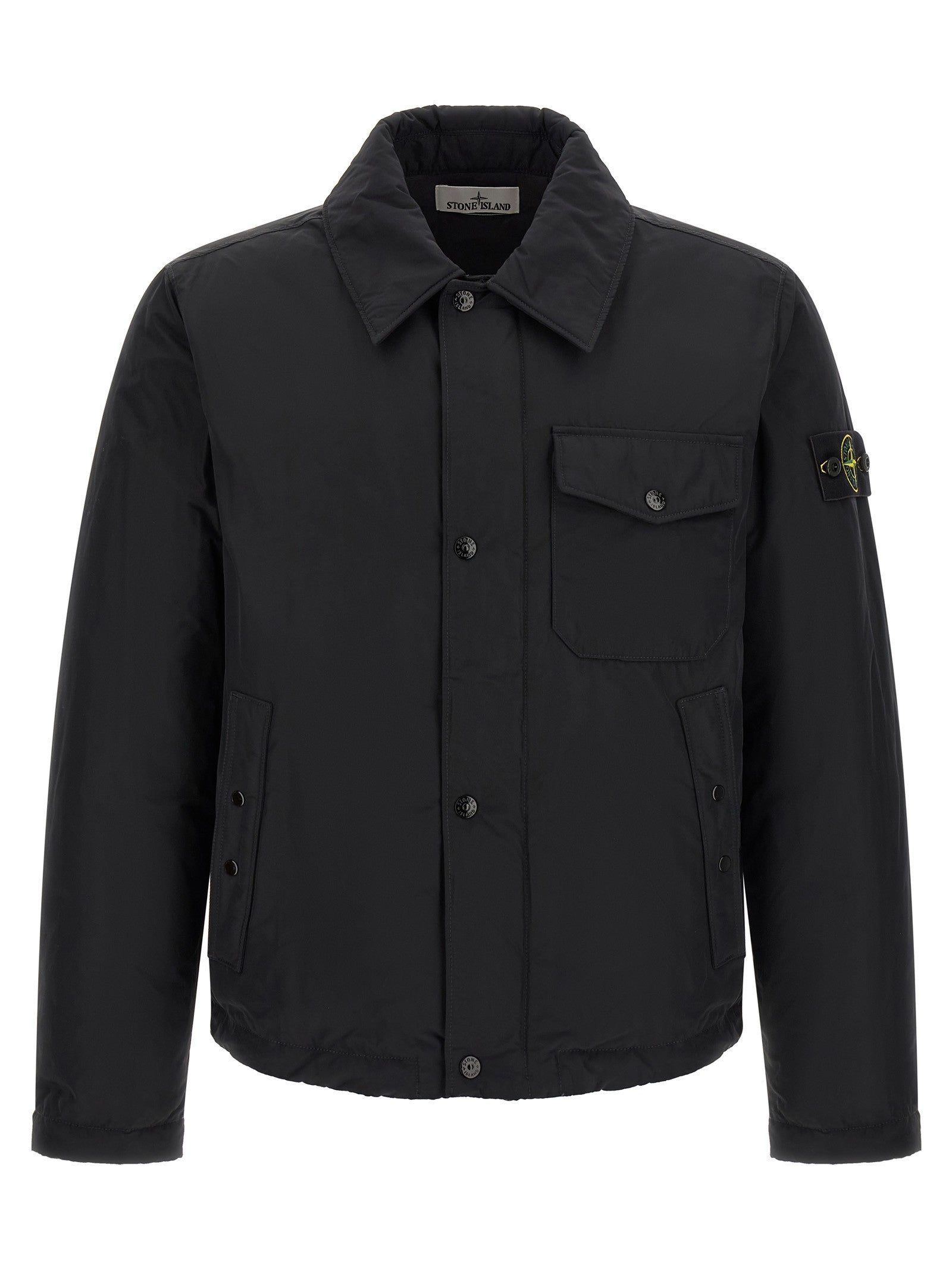 Stone Island Padded Overshirt Black