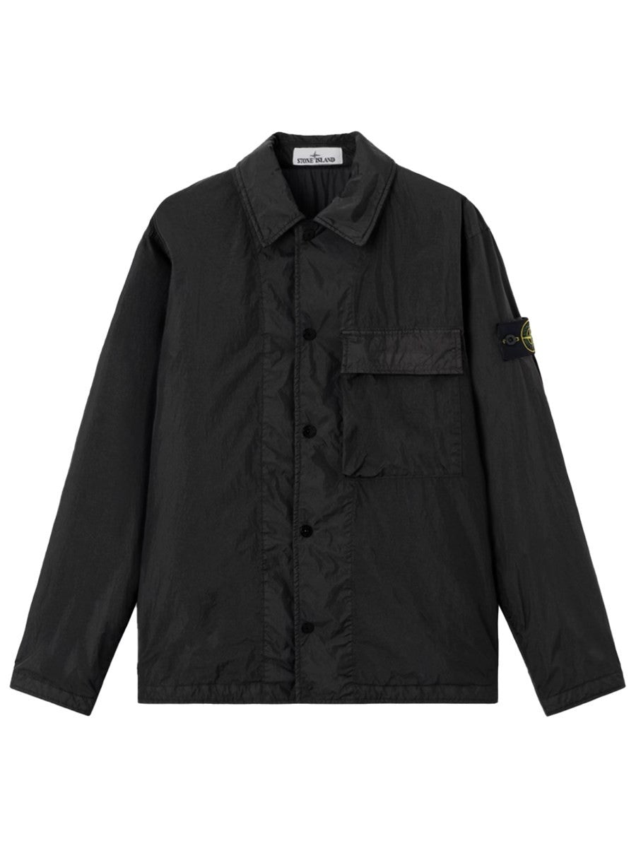 Stone Island Men's Padded Overshirt Black
