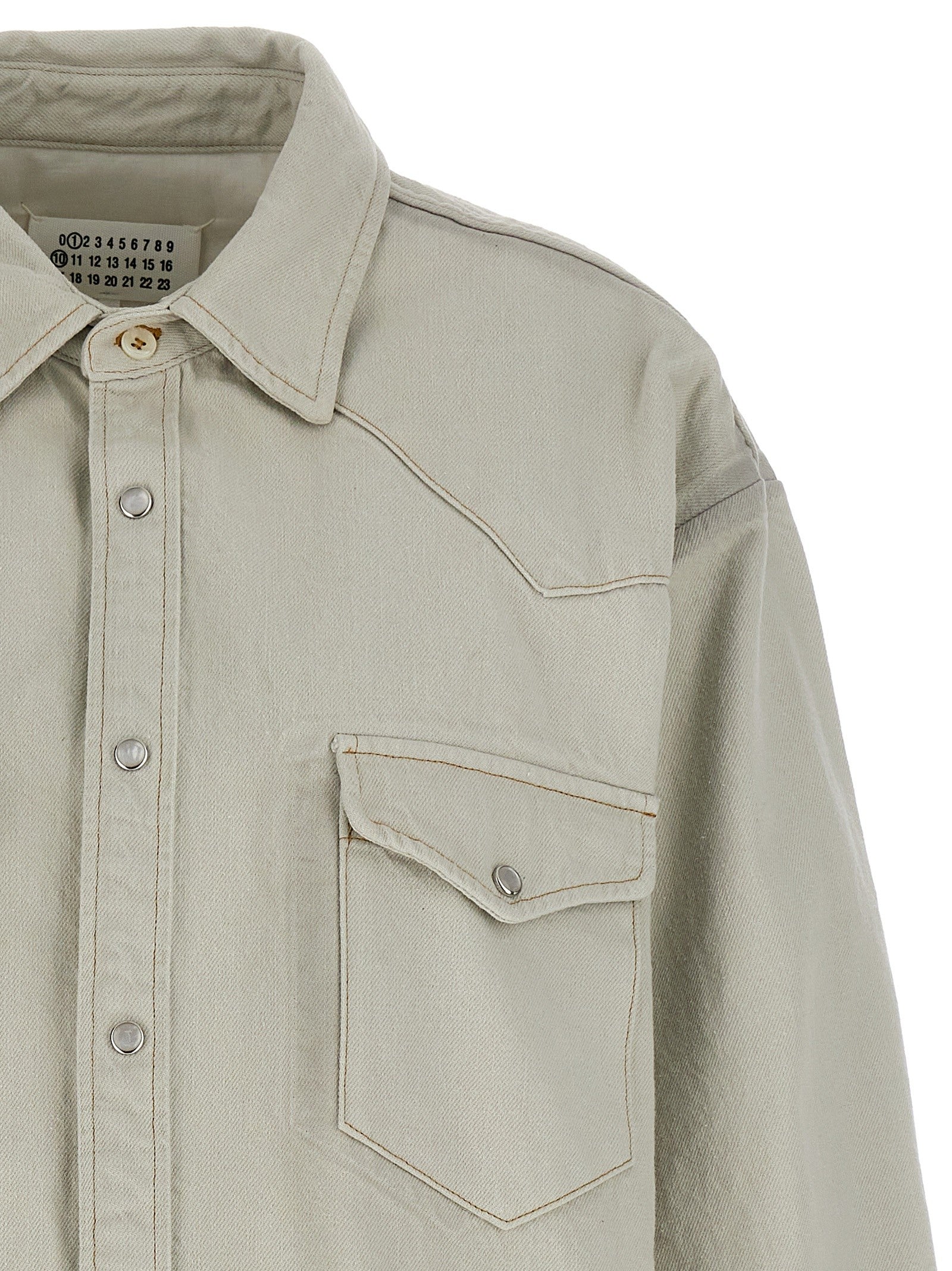 Maison Margiela Padded Overshirt White
