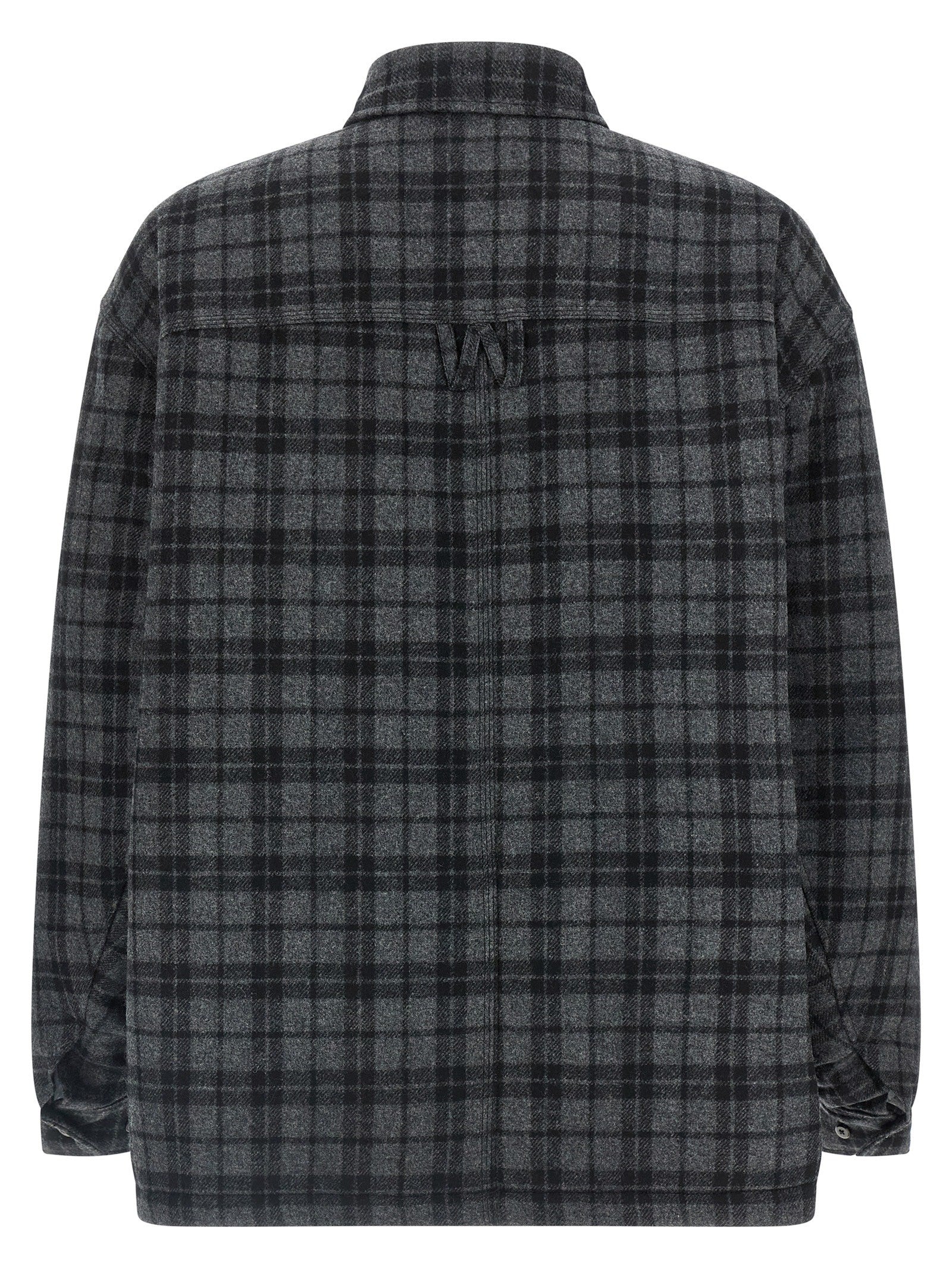 Willy Chavarria Padded Overshirt Grey