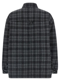 Willy Chavarria Padded Overshirt Grey