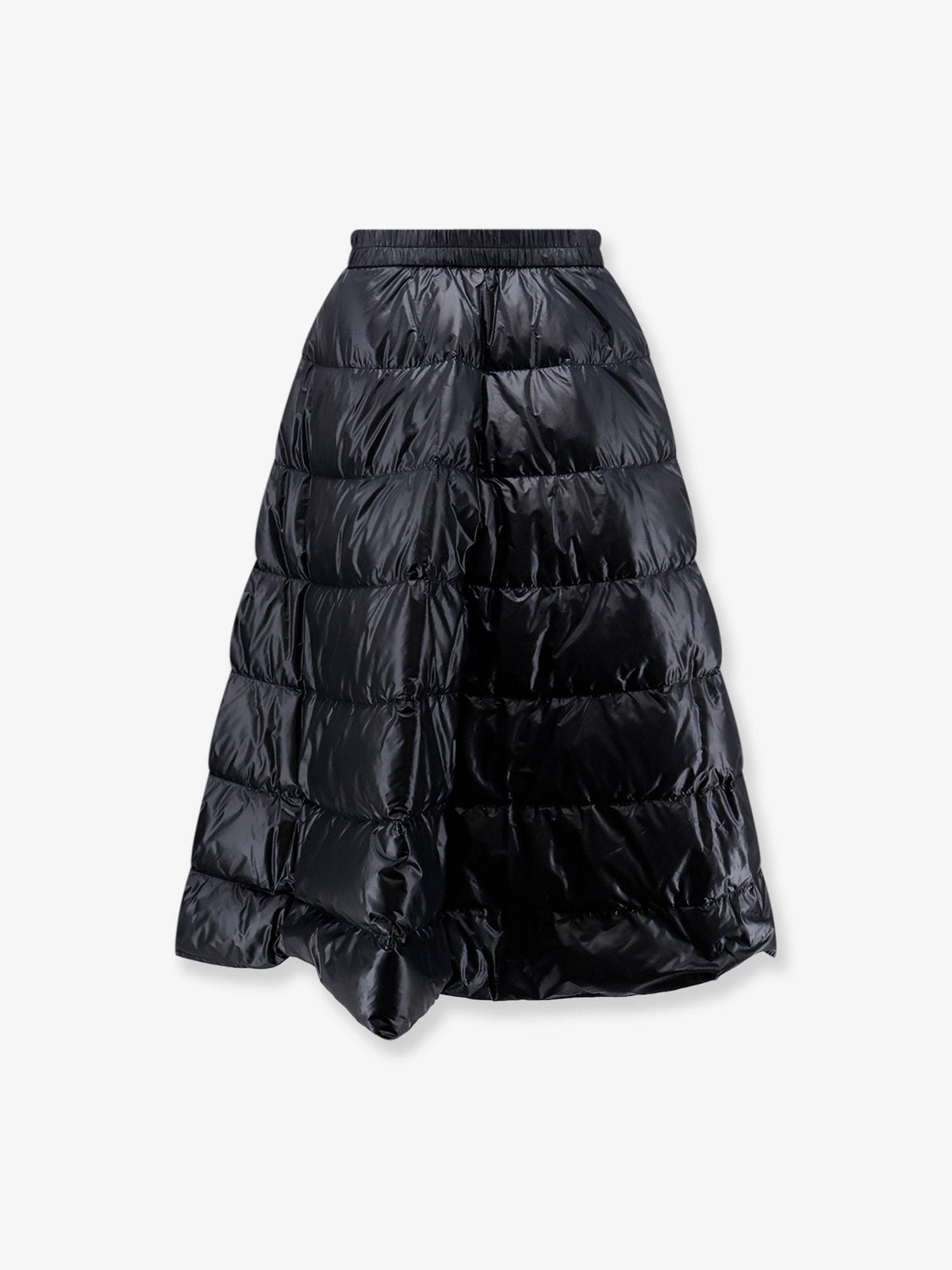 Moncler Women's Padded Recycled Nylon Skirt Black, view 2