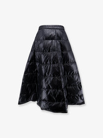 Moncler Women's Padded Recycled Nylon Skirt Black