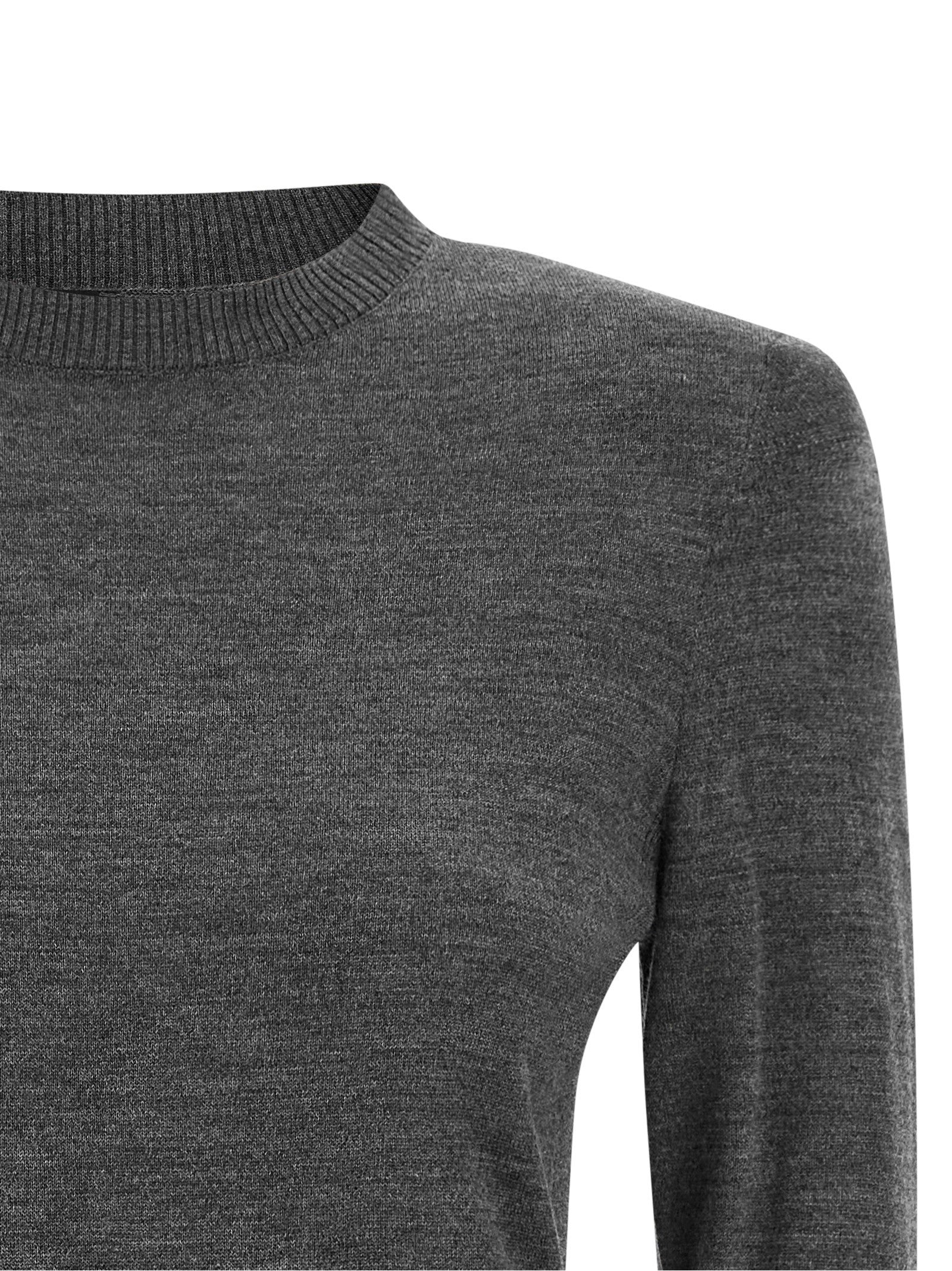 Pinko Padded Shoulder Sweater Grey