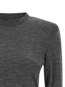 Pinko Padded Shoulder Sweater Grey