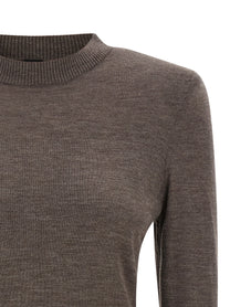 Pinko Padded Shoulder Sweater Brown