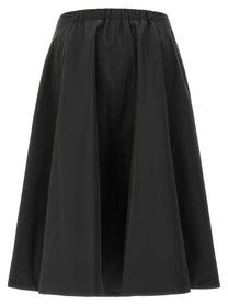Moncler Padded Taffeta Skirt Black