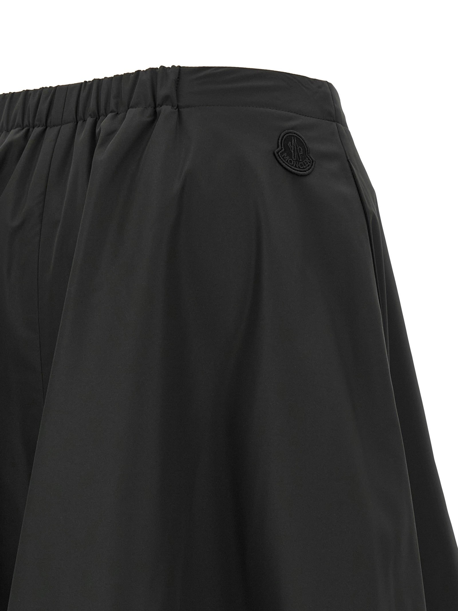 Moncler Padded Taffeta Skirt Black