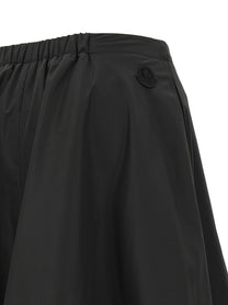 Moncler Padded Taffeta Skirt Black