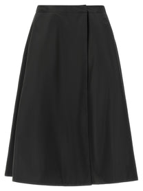 Moncler Padded Taffeta Skirt Black