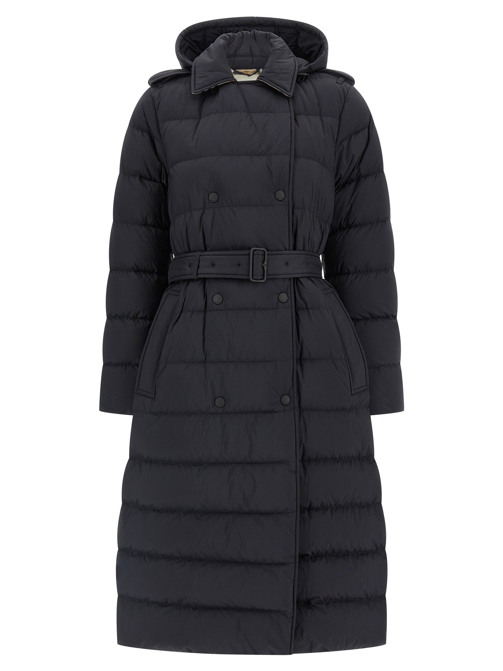 Burberry Padded Trench Coat Black