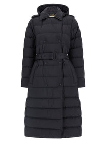 Burberry Padded Trench Coat Black