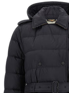 Burberry Padded Trench Coat Black, view 4