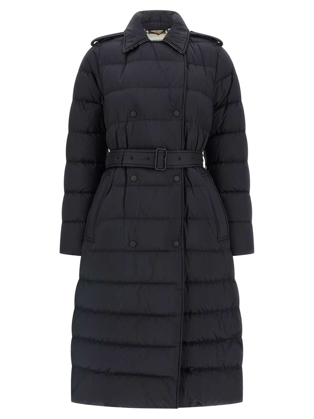 Burberry Padded Trench Coat Black, view 2