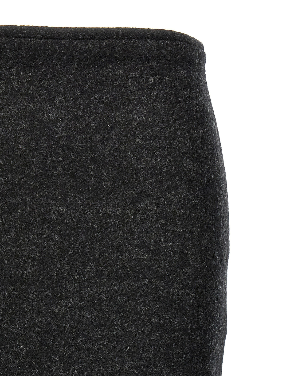 Victoria Beckham Padded Tube Detail Skirt Grey